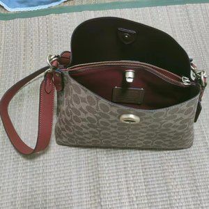 NEW Coach Willow Bucket Bag In Signature Canvas